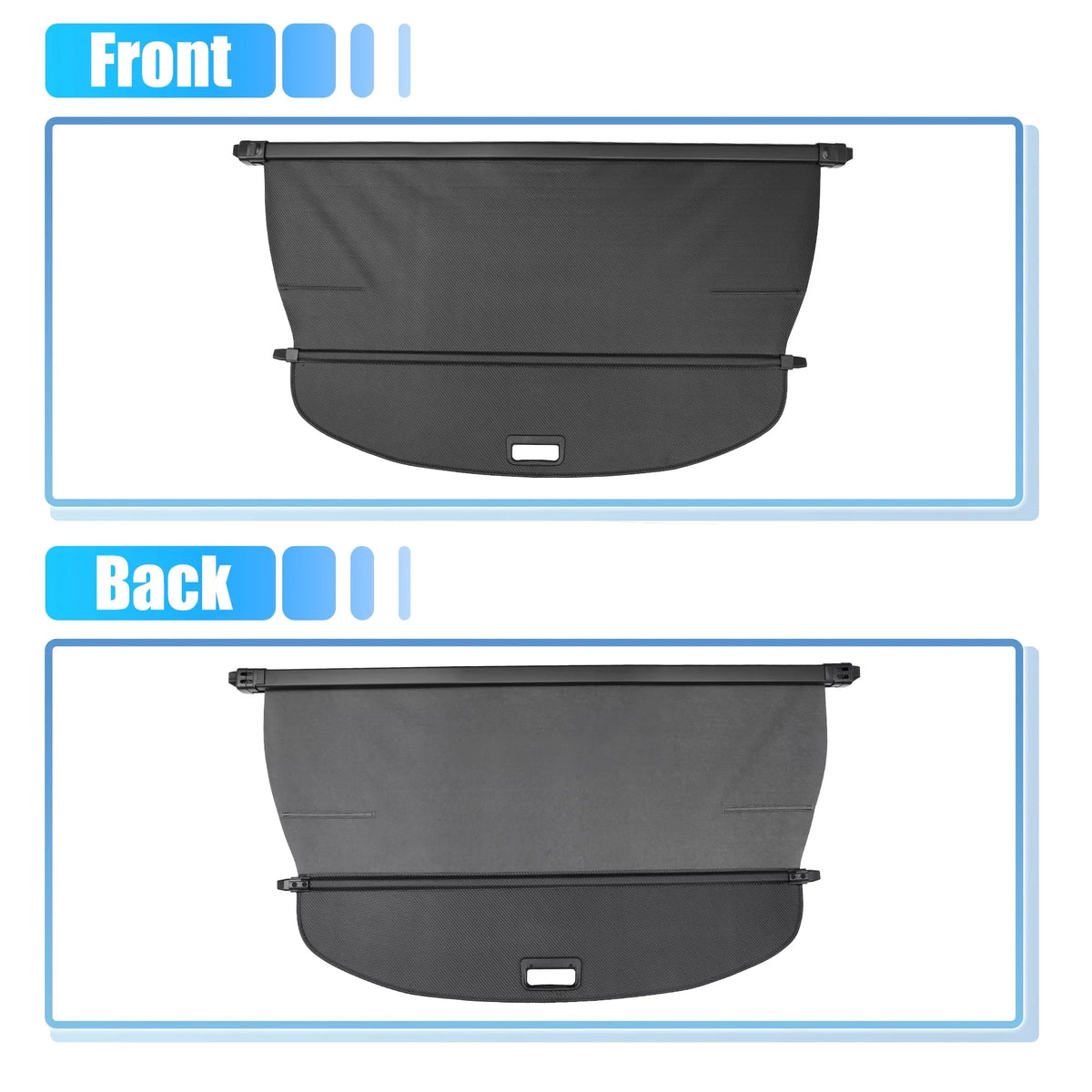 Unique Bargains Retractable Cargo protector Rear Trunk shield Shield Shade Fit for Nissan Rogue 2021-2024 Not for Rogue Sport