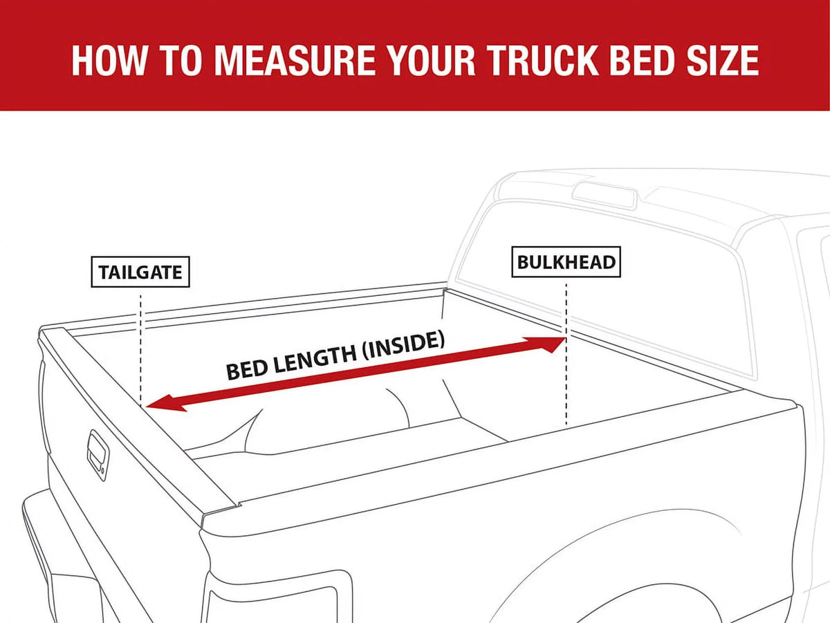 MaxMate Soft Tri-fold Truck Bed Tonneau wrap matching with 2017-2024 Honda Ridgeline | 5'4" (64") Bed | TCH371065