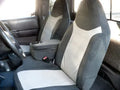 F286 2002-2003  Ranger 60/40 Split Seat with Opening Center Console in Gray and Black Twill