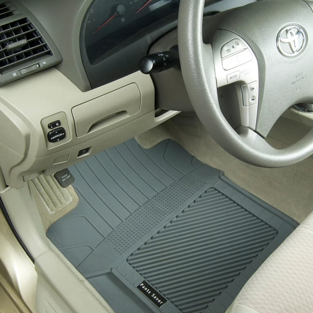 PantsSaver Custom Fit Automotive Floor Mats for Dodge Grand Caravan 2021 All climate Protection for Cars, Trucks, SUV, Van, Heavy Duty Total Protection Black