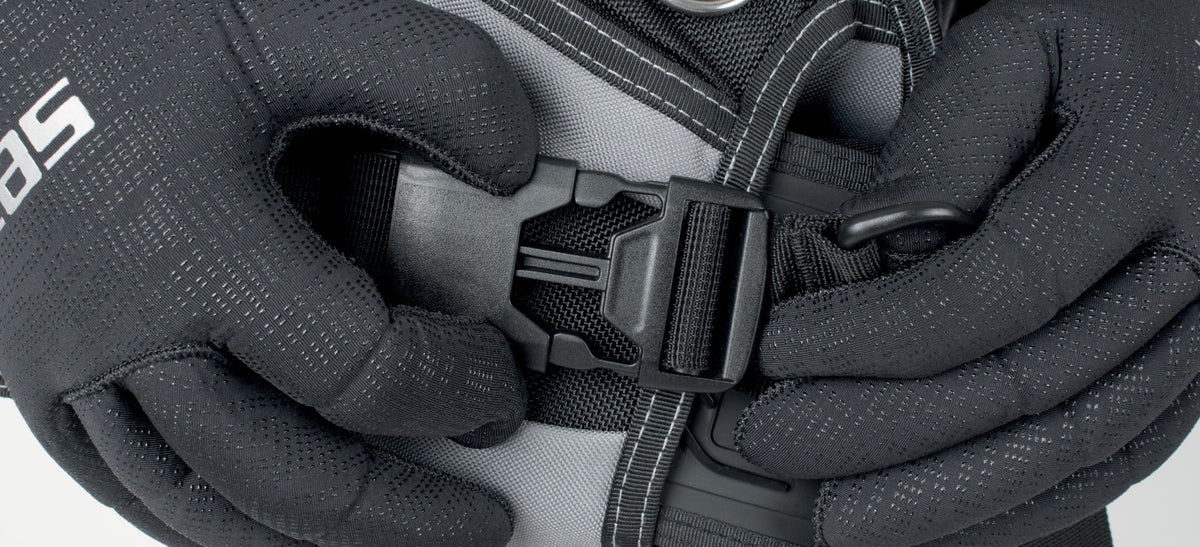 SEAC EQ-PRO Buoyancy Compensator - Black/Grey - Medium