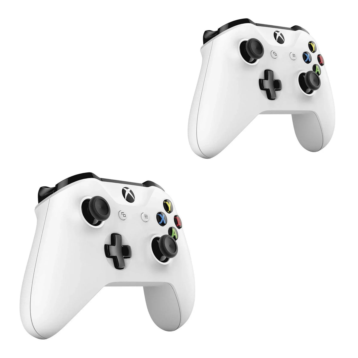 Pre-Owned  Xbox One X 1TB with 2 Controller, 4K Ultra HD White with BOLT AXTION Cleaning Kit Headset Bundle (Refurbished: Like New)