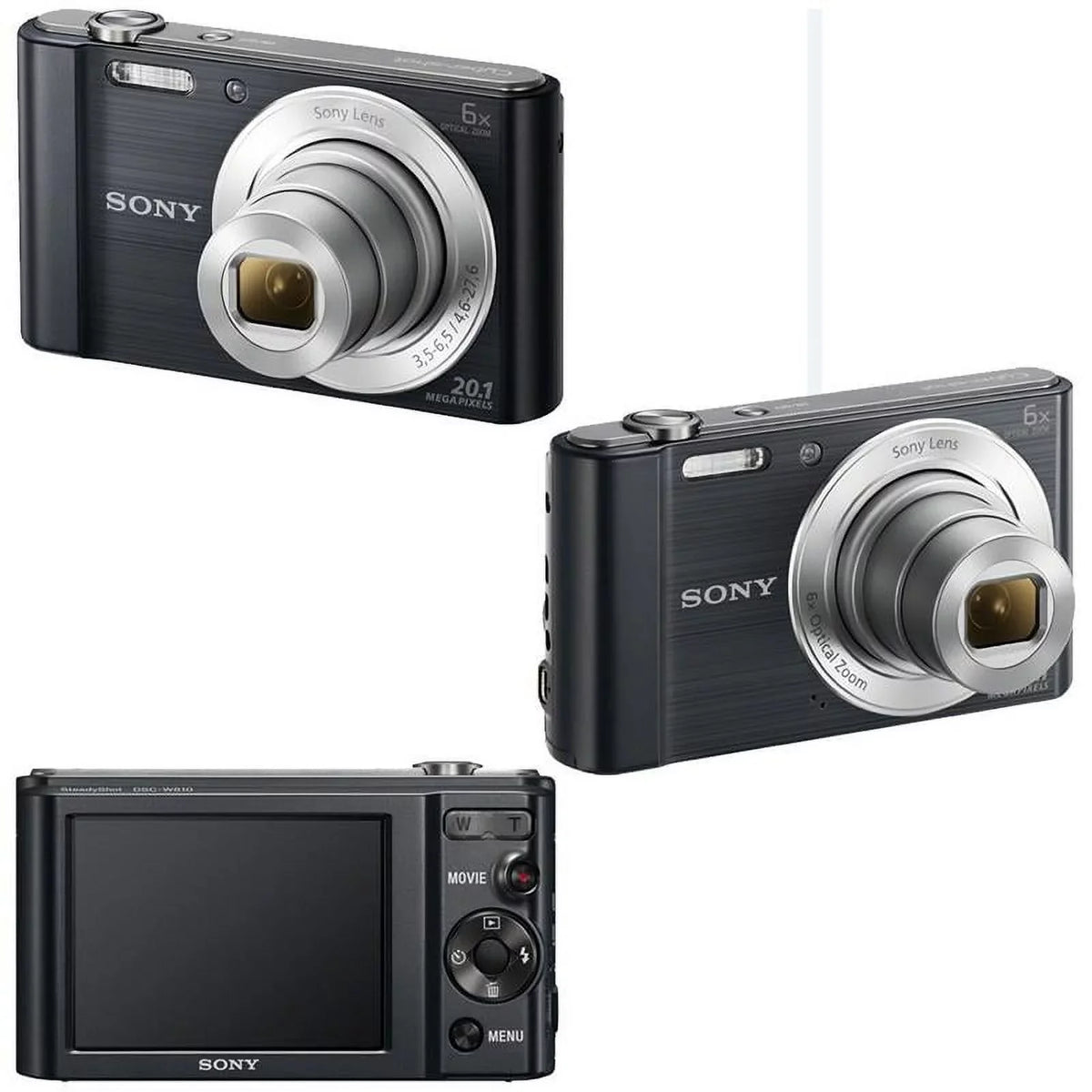 Cyber-shot DSC-W810 20.1MP Digital Camera with 16GB Card, Case and More