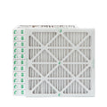Actual Size: 23-3/8 x 23-3/8 x 1-3/4. 12 Pack of 24x24x2 MERV 10 Pleated 2" Inch Air Filters by Glasfloss