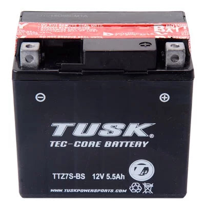 Tusk Tec-Core Battery with Acid TTZ7S Maintenance-Free For GASGAS XC 450F 2013-2014
