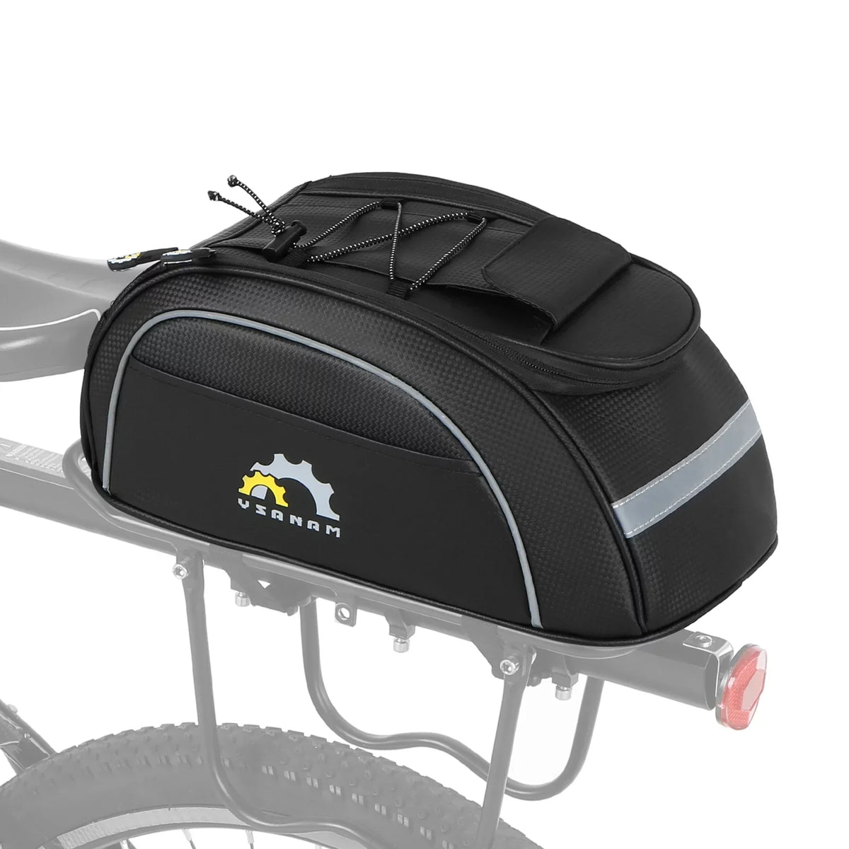Tomshoo Waterproof Cycling Insulated Cooler Bag MTB Bike Trunk Bag Rear Rack Bag Storage Luggage Carrier Bag Pannier