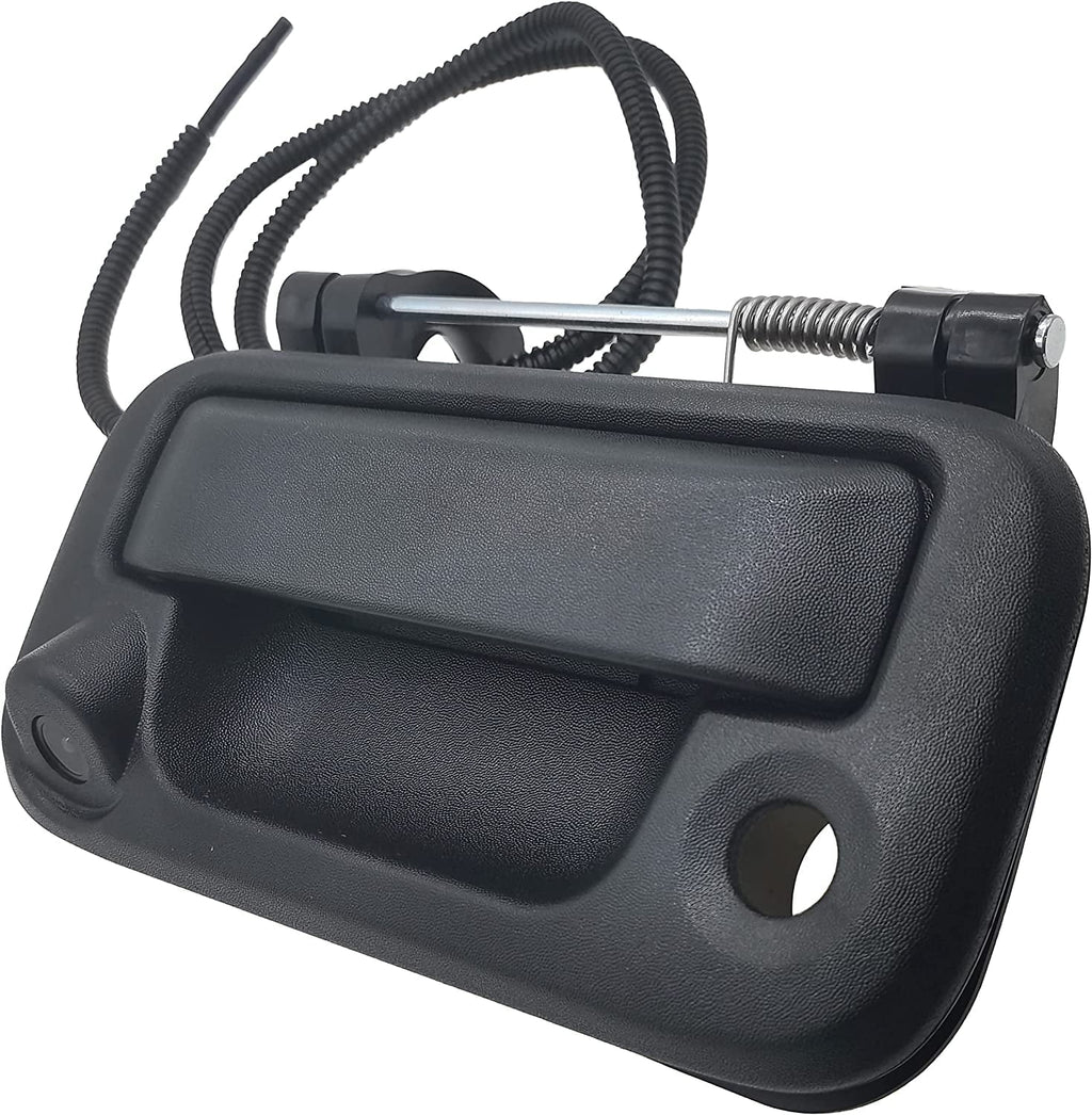 Tailgate Handle with Camera, OE: #8L3Z-9943400-AC, appropriate with  F150, F250, F350, F450, F550 (Black)