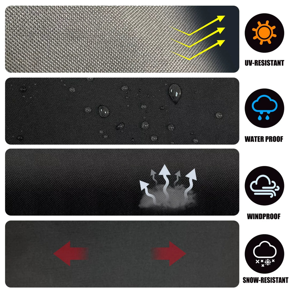 Heavy Duty Grill protector Fit for Napoleon 61427 Rogue 425 Series Grill protector,All atmospheric conditions Protection Waterproof protector Black