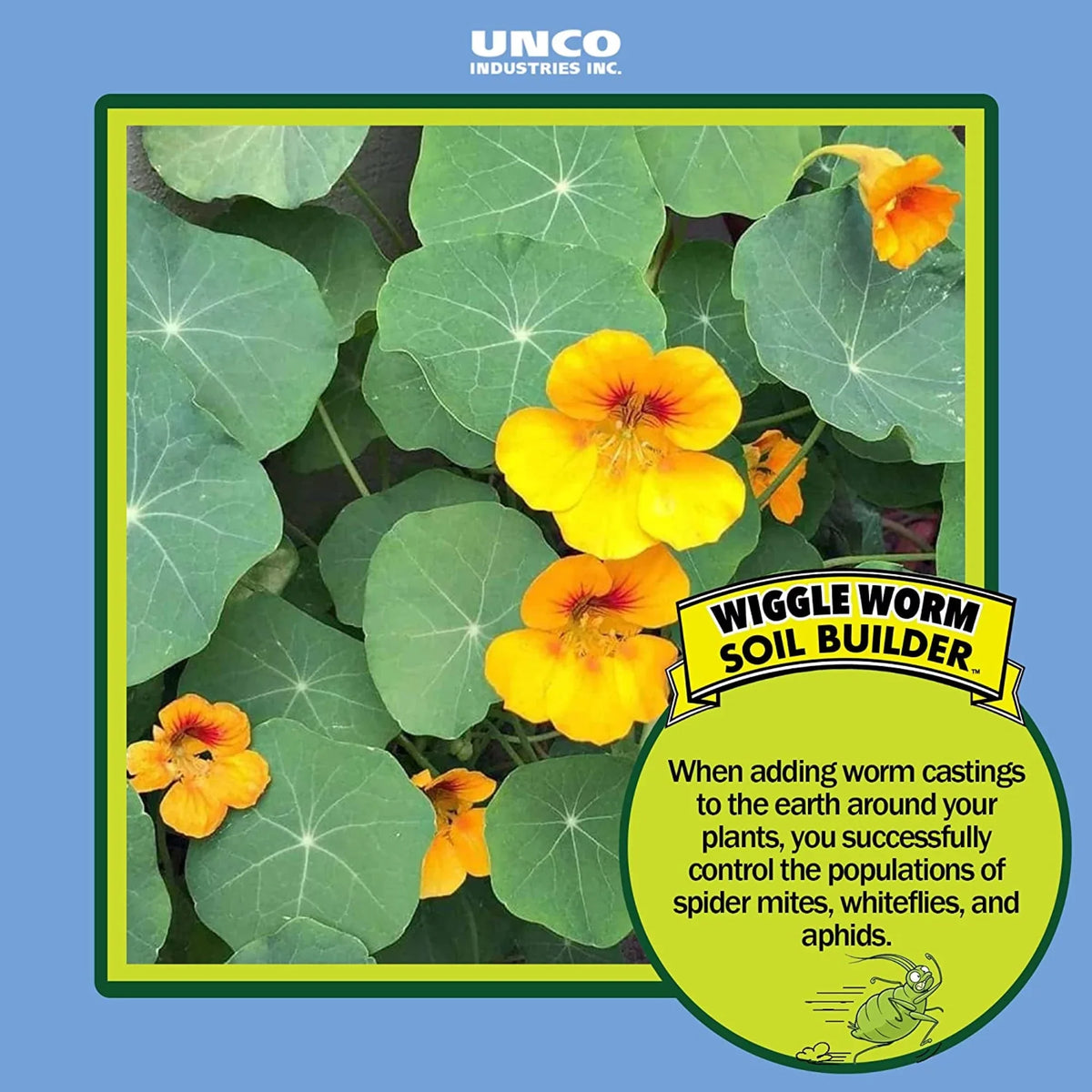 (4 Pack). WIGGLE WORM Soil Builder Earthworm Castings Organic Fertilizer, 15 lb