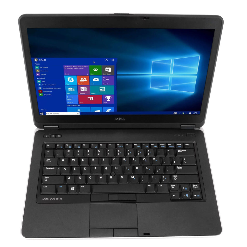 LATITUDE E6440 Laptop Computer, 2.60 GHz  i7 Dual Core Gen 4, 16GB DDR3 RAM, 512GB Solid State Drive (SSD) SSD Hard Drive, Windows 10 Home 64Bit, 14" Widescreen Screen (B GRADE)