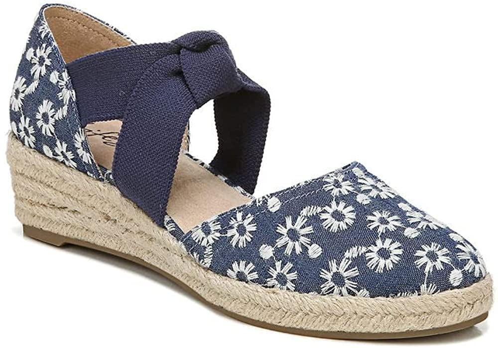 LifeStride Kascade Women's Sandals & Flip Flops Blue/White Size 8.5 W