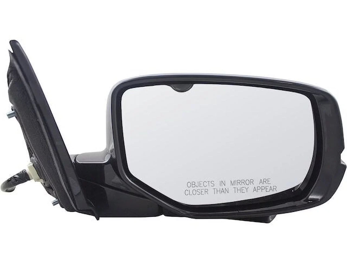 Right Passenger Side Power Mirror - Black - with Heated, Turn Signal, Camera - appropriate with 2013 - 2017 Honda Accord Sedan 4-Door (Fits Models with LaneWatch System Only) 2014 2015 2016
