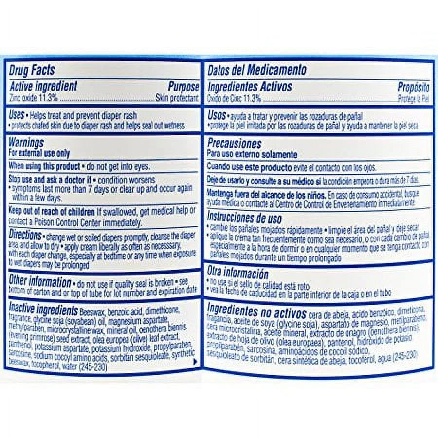 Balmex Diaper Rash Cream Jar - 16oz Each