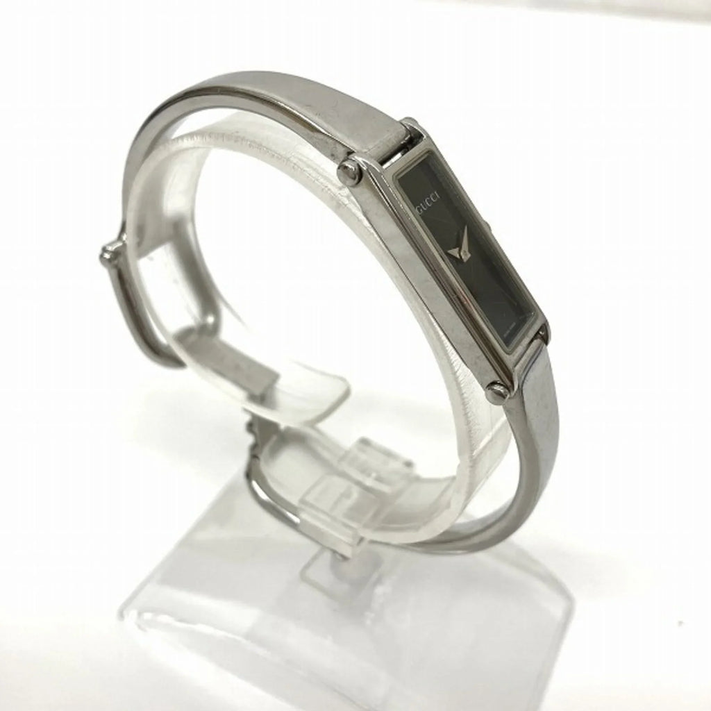 Pre-Owned GUCCI 1500L Black Quartz Watch Ladies (Good)