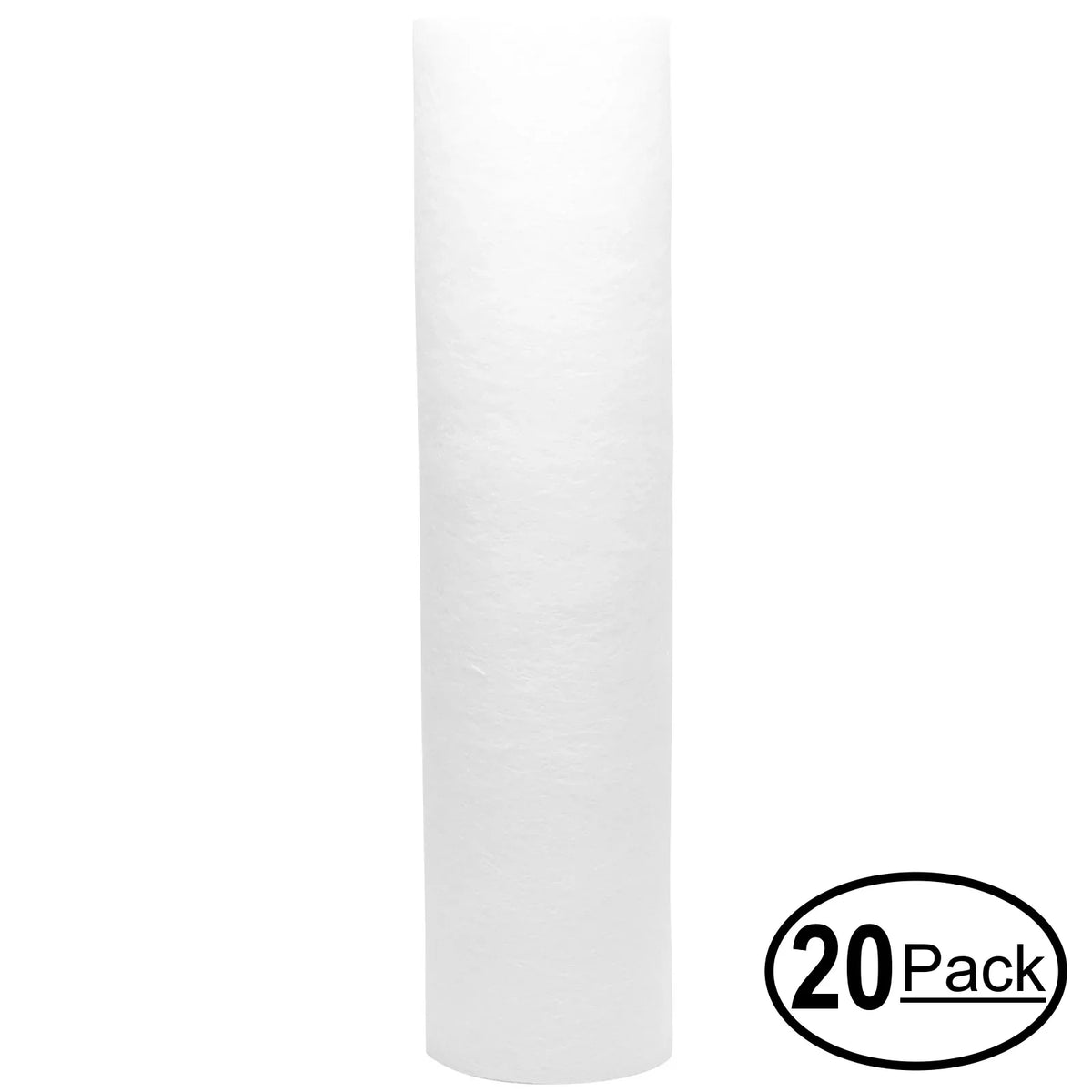 20-Pack Replacement for OmniFIlter OB5 Polypropylene Sediment Filter - Universal 10-inch 5-Micron Cartridge for OmniFIlter Whole House moisture Filter - Model OB5 WH5 - Denali Pure Brand