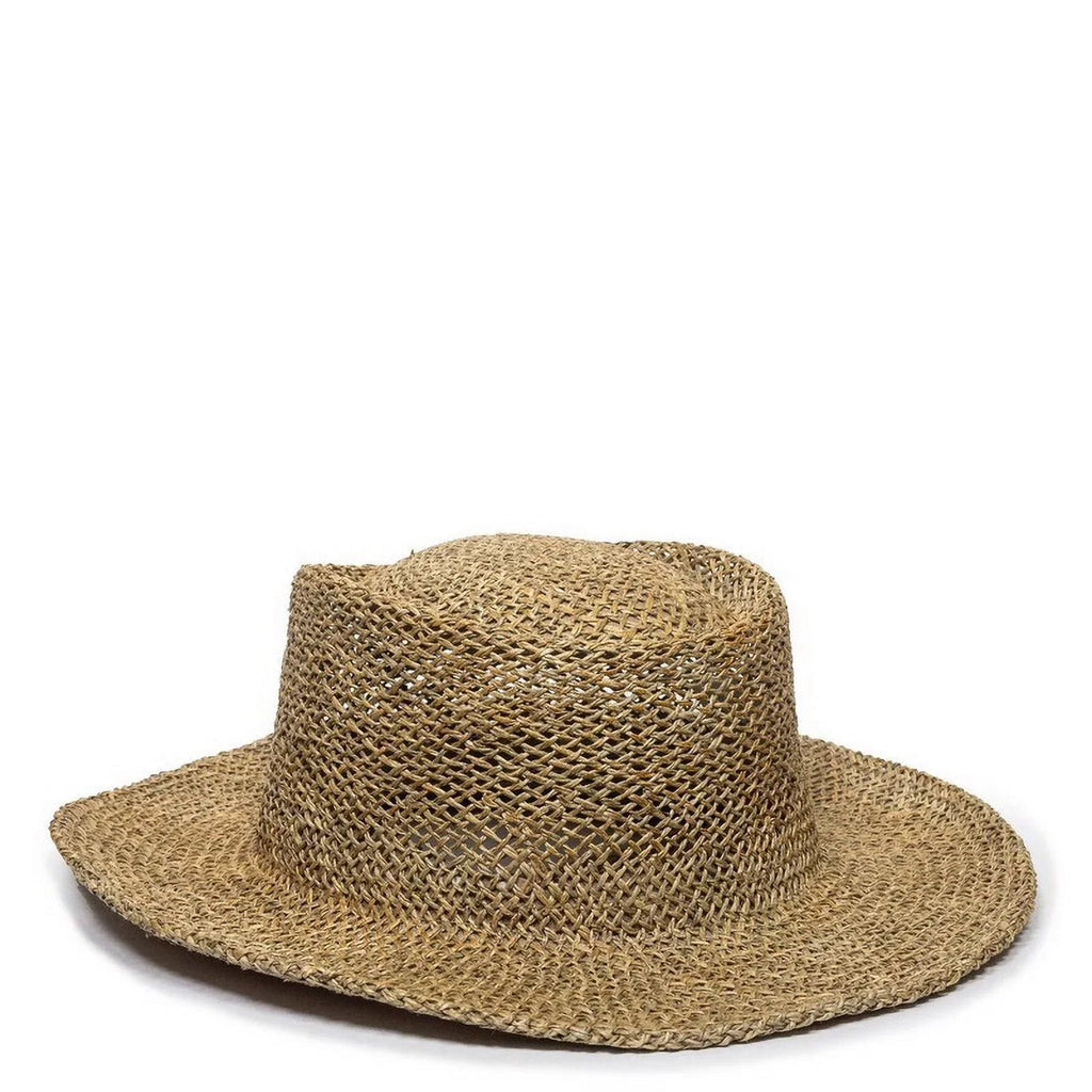 Outdoor Cap STW-100 Gambler Straw Hat-Natural