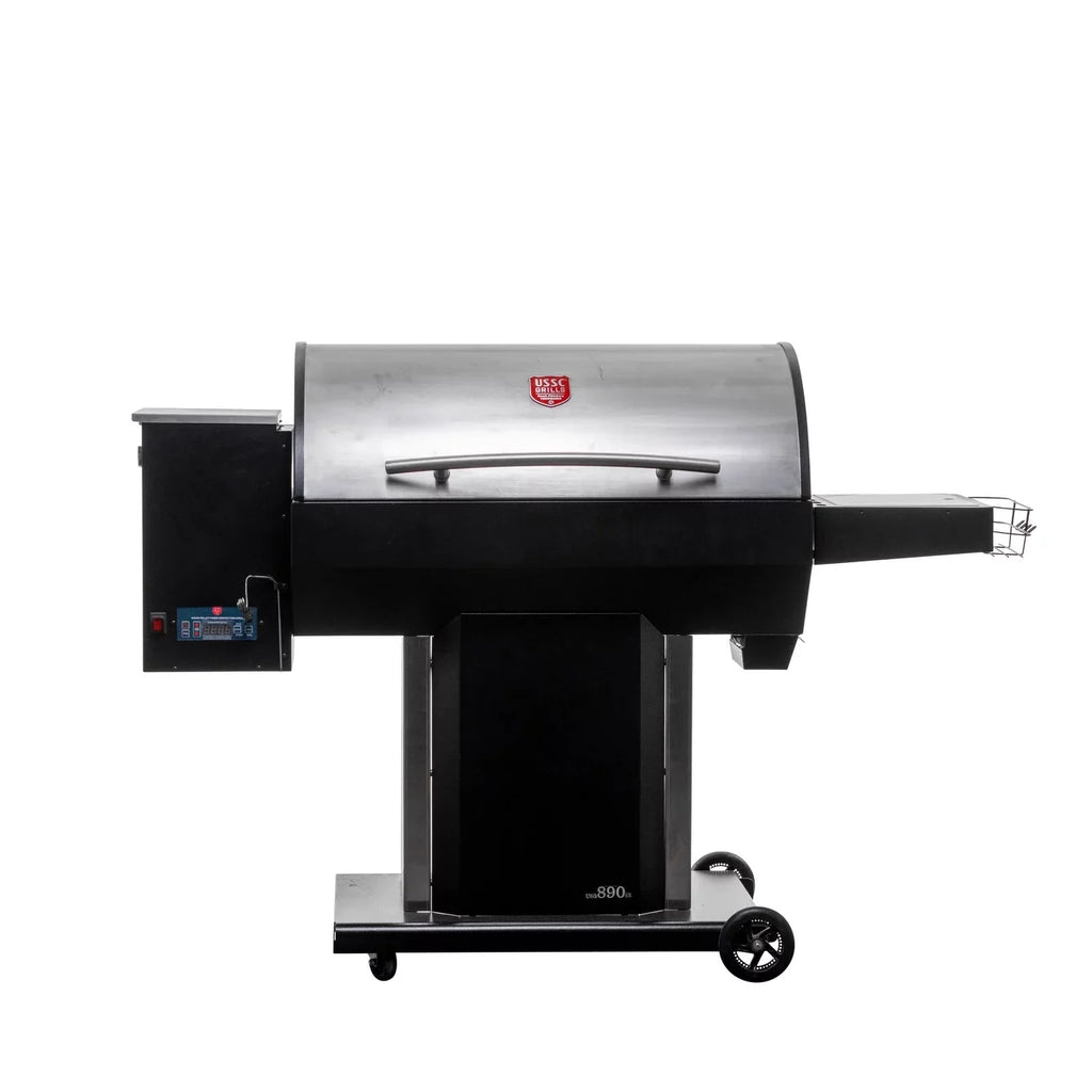 Stainless Steel Wood Pellet Grill & Smoker. USSC Grills  890 sq in