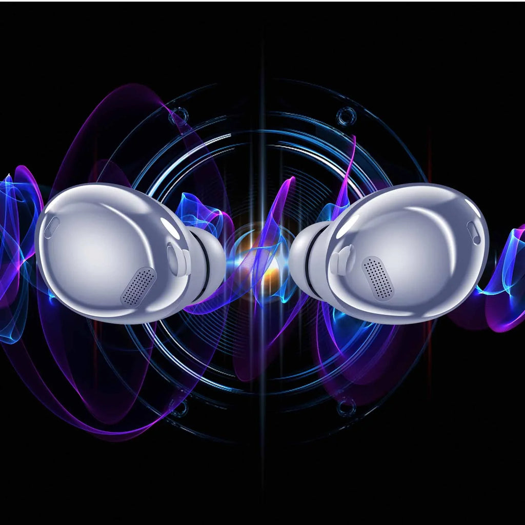 UrbanX Street Buds Pro Bluetooth Earbuds for Infinix Smart 2 HD True Wireless, Noise Isolation, Charging Case, high-grade Sound, aqua protected (US Version) - Amethyst Purple