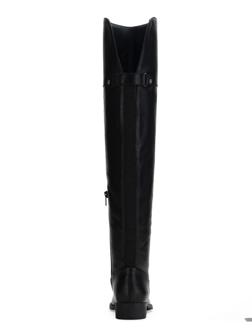SUN STONE Womens Black Cushioned Gore Stretch Slip impervious Allicce Round Toe Block Heel Zip-Up Dress Boots Shoes 11 M