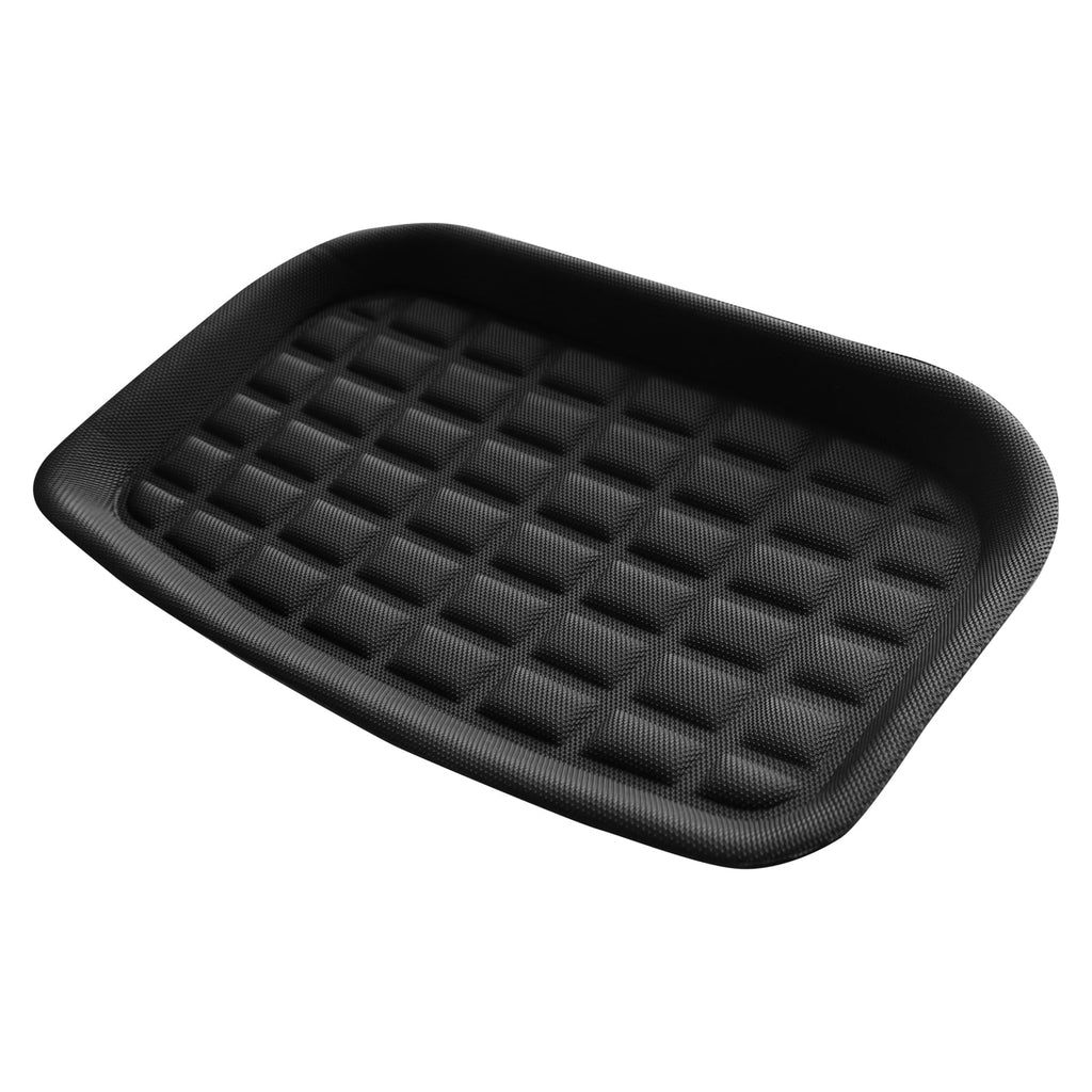 Ikon Motorsports Trunk Mats Cargo Liner appropriate with 2020-2023 Tesla Model Y, Black TPE 3D Molded Waterproof Anti-Slip Frunk Trunk Under Cargo Storage Liner Mat Interior Accessories 3PCS