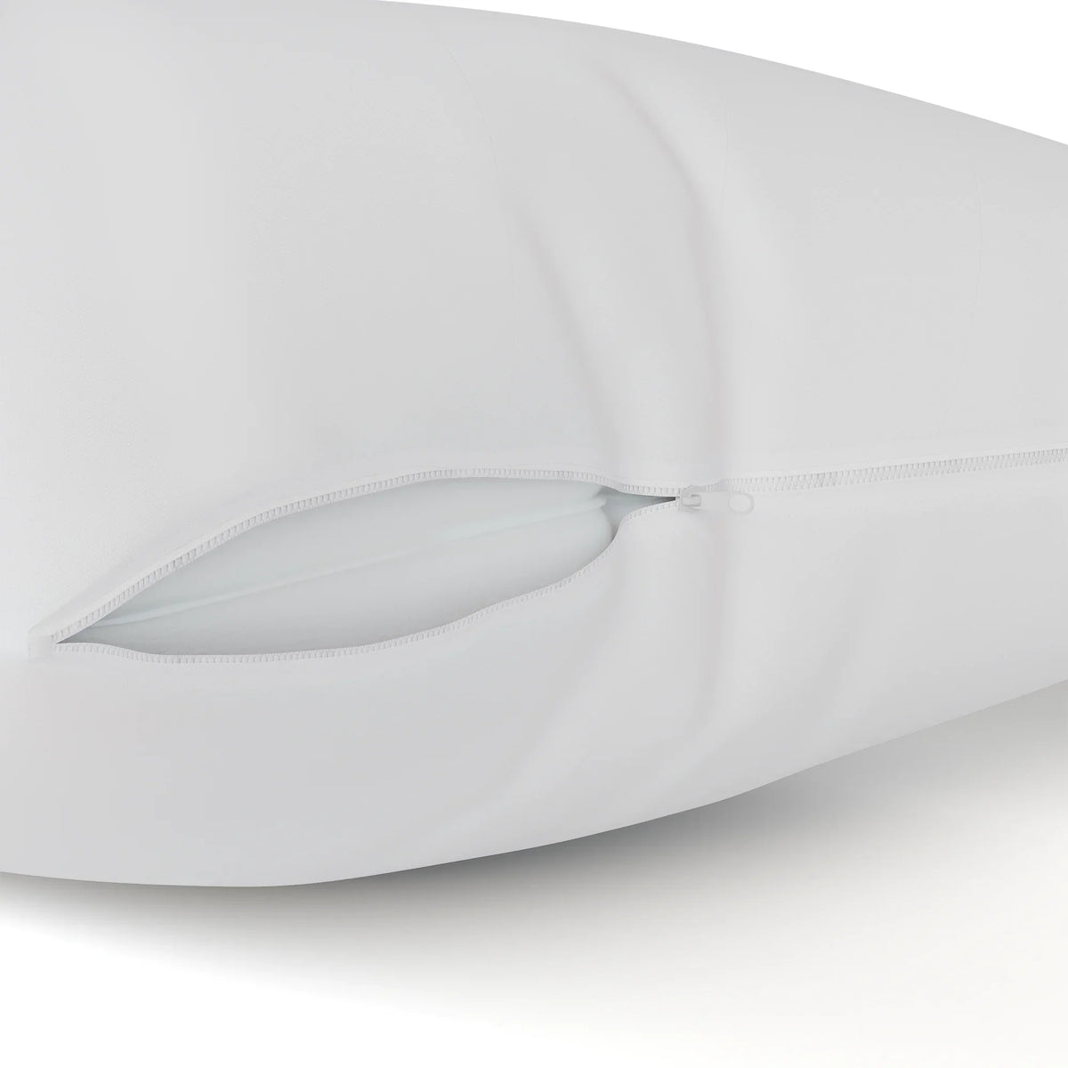 Poly-Cotton Zippered Pillow shield - Standard Size Pillow Protector - Protects from Dirt, Dust, and Debris - 12 Pack