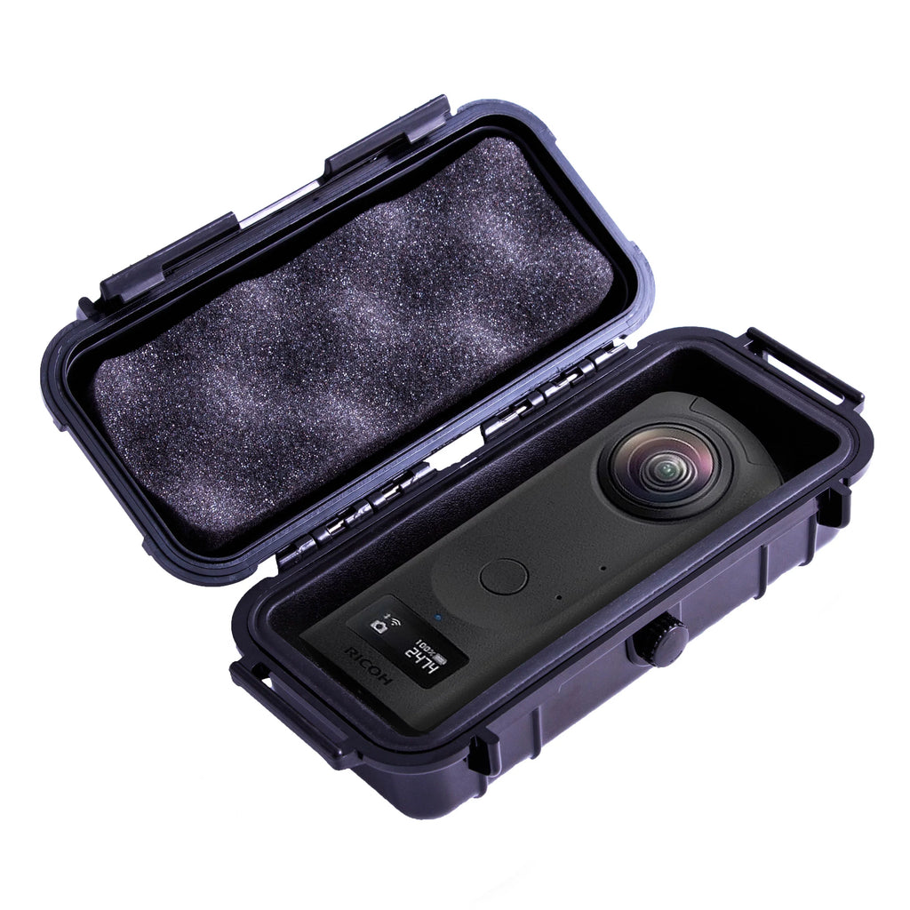 Casematix 7 Inch Waterproof 360 Action Camera Case suitable with Ricoh Theta Z1 360 Degree Camera