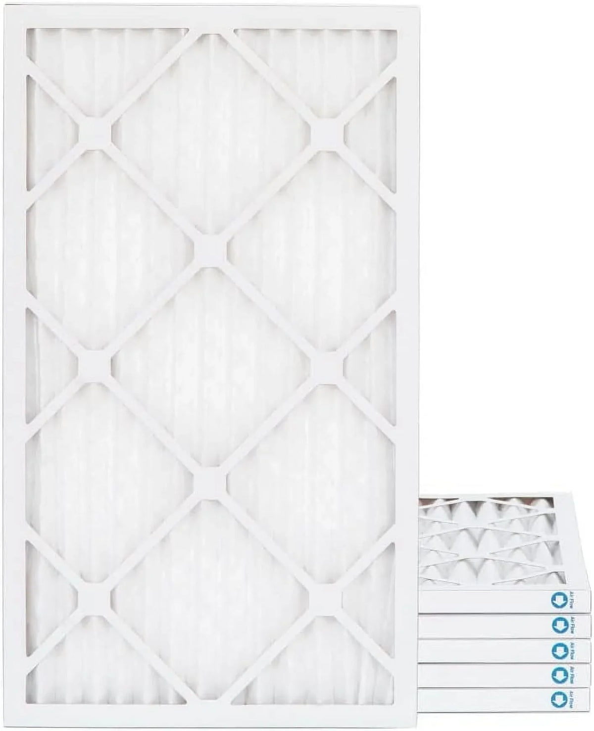 Size: 17-3/4 X 29-3/4 X 3/4. 6 Pk. 18X30x1 MERV 11, MPR 1000 Pleated Furne 1" Air Filters By Pamlico