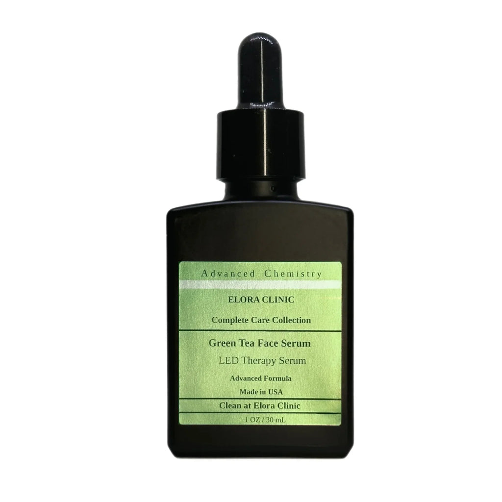Elora Clinic Red Light Therapy Serum - Green Tea Serum Green Tea Serum for LED Therapy - Potent Antioxidant & Rejuvenating