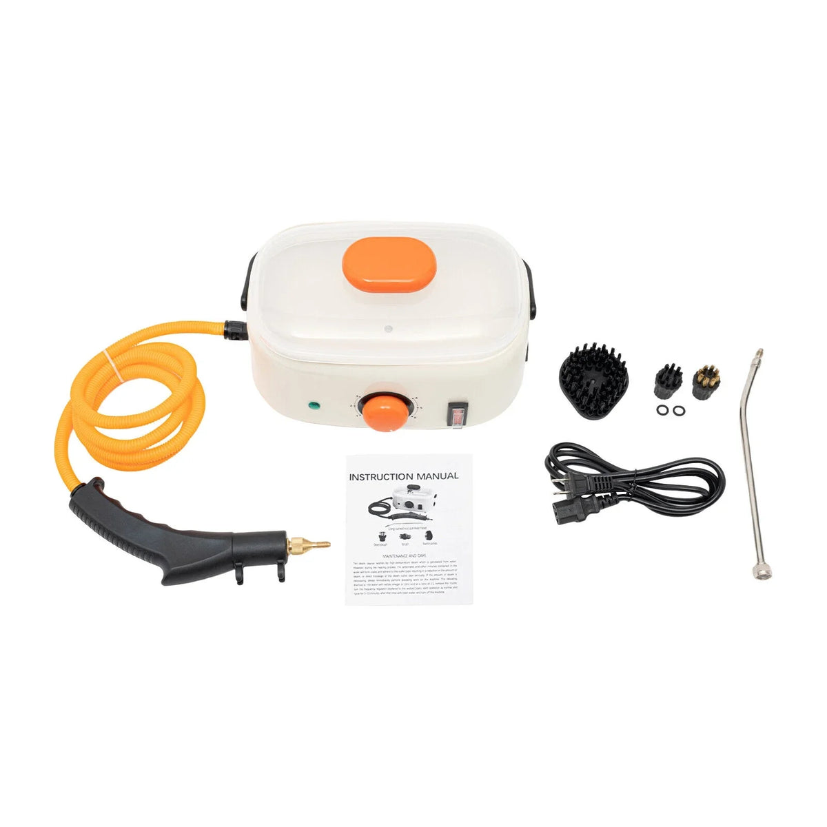 2500W High Pressure Steam Cleaner Commercial High Temp Electric Cleaning Machine ,≥ 100℃/212°F Working Temperature for Homes, Hotels, Restaurants, Car Maintenance Stores