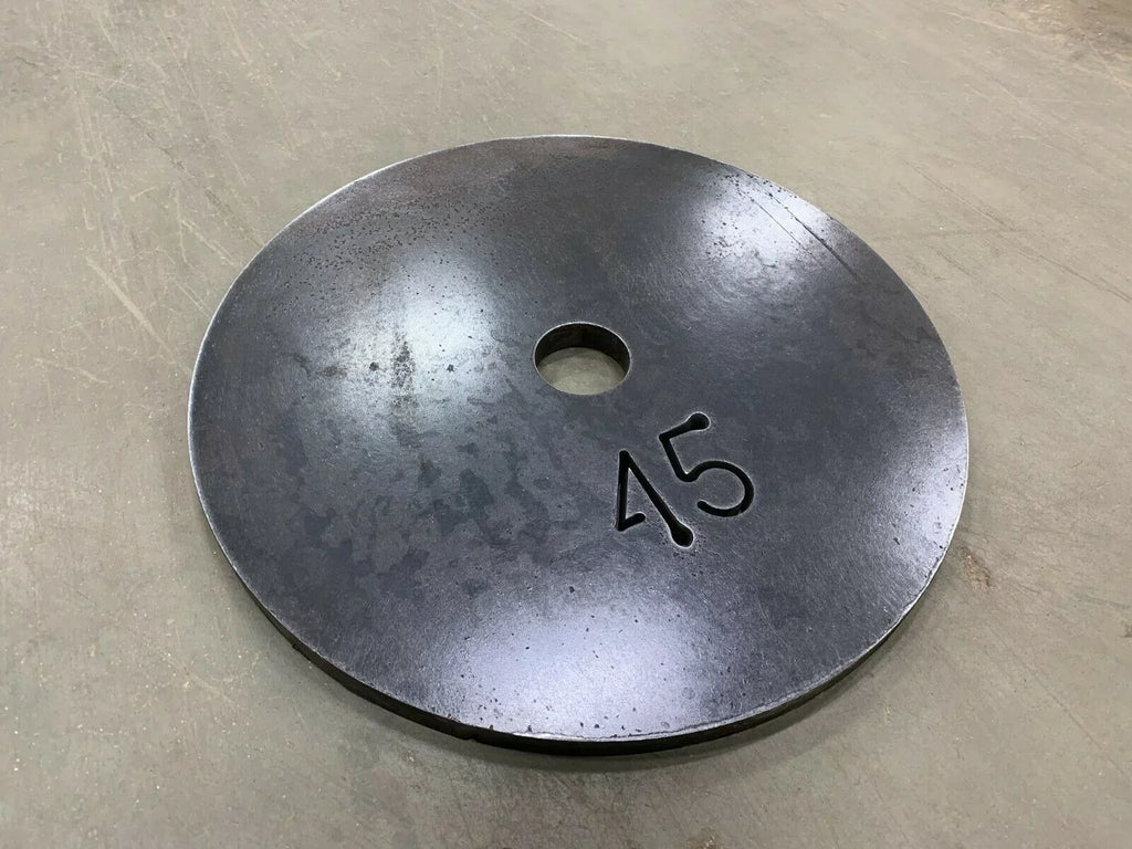 45 Lb Olympic Weight Plates Set of 2 with 2" Center Hole