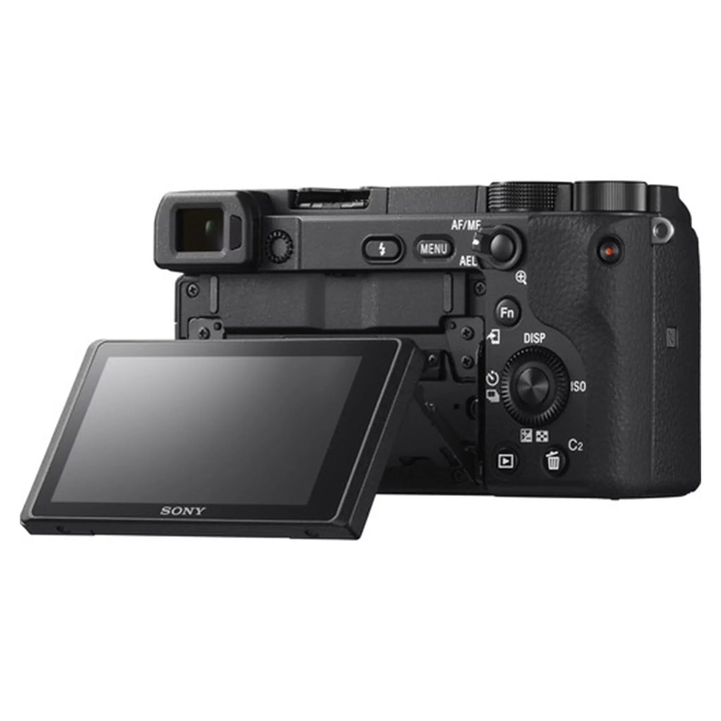Alpha a6400 Mirrorless Digital Camera with E PZ 16-50mm OSS Lens, 64GB SanDisk Card, Tripod, Case, ZeeTech Accessory Bundle
