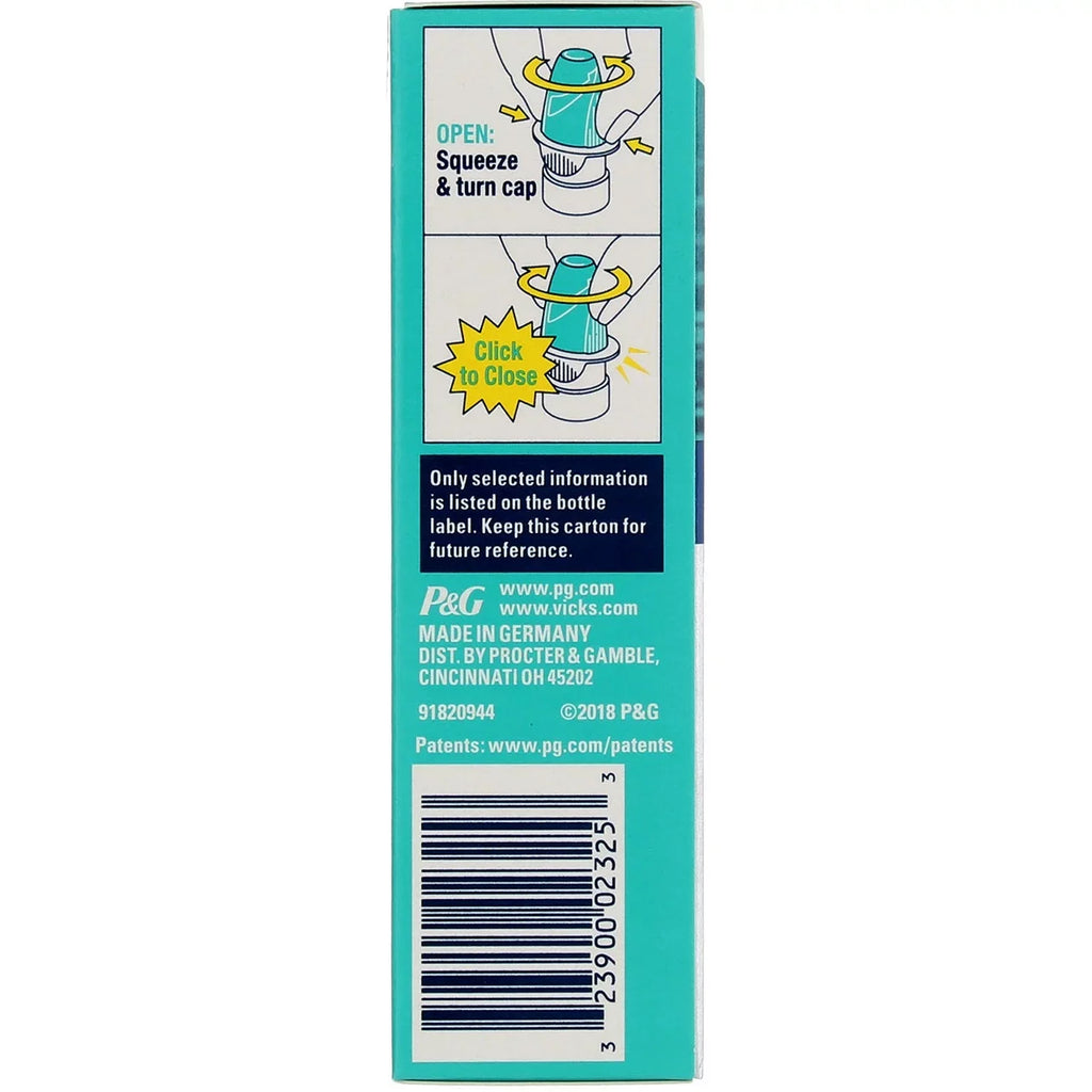 Vicks Sinex Severe Nasal Decongestant, Ultra Fine Mist with Menthol 0.50 oz (Pack of 4)