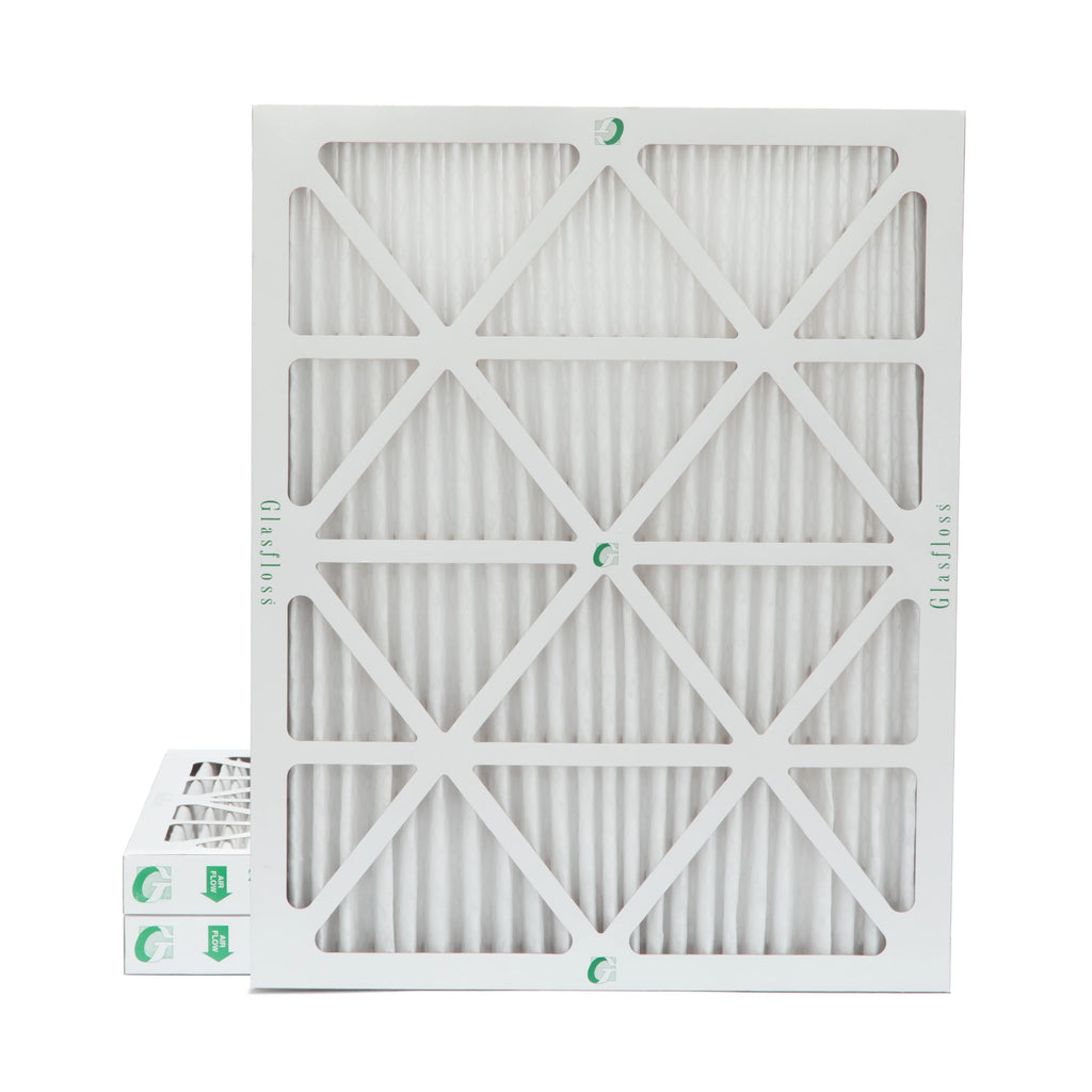 Actual Size: 17-1/2 x 23-1/2 x 1-3/4. 3 Pack of 18x24x2 MERV 13 Pleated 2" Inch Air Filters by Glasfloss