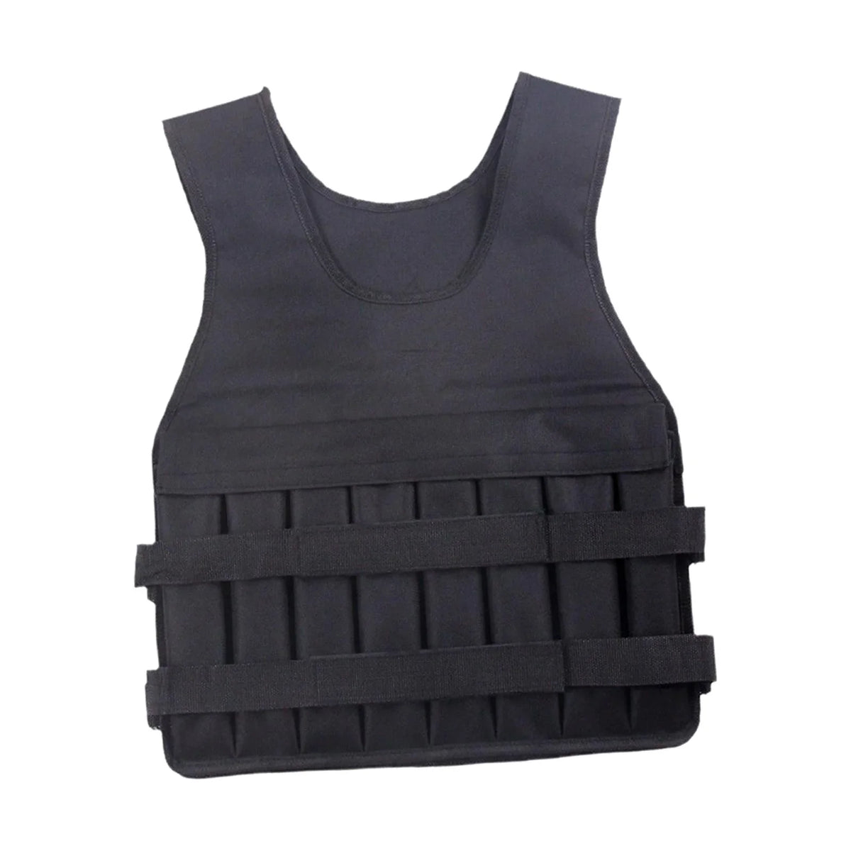 funtasica Loading Vest Exercise Jacket for Boxing Running Gym Fitness 8 Pockets Exercise Slim Design Strength Training Body Weight Vest