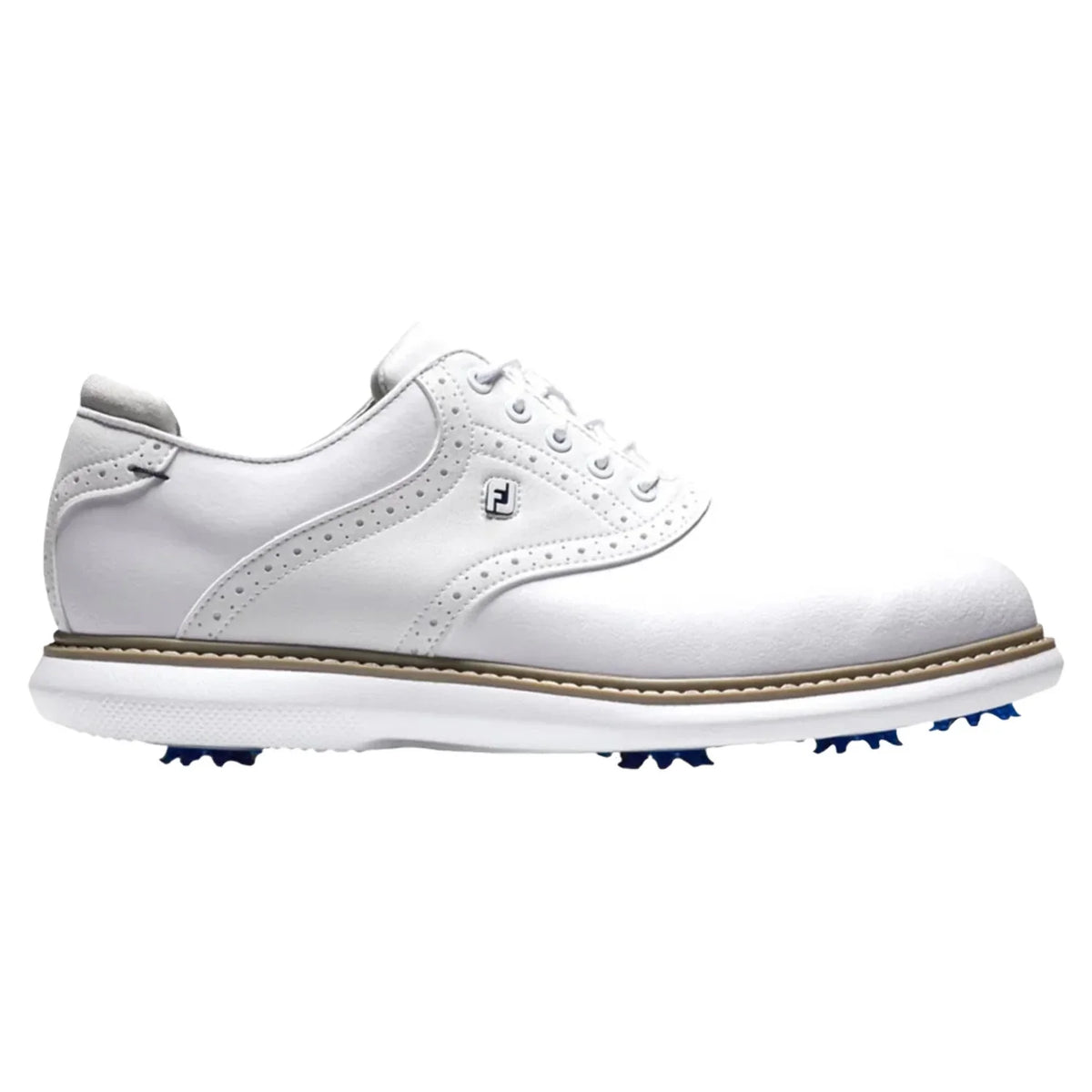 FootJoy Men's Traditions Golf Shoes 57903 - White/Gray - 11.5 - Wide
