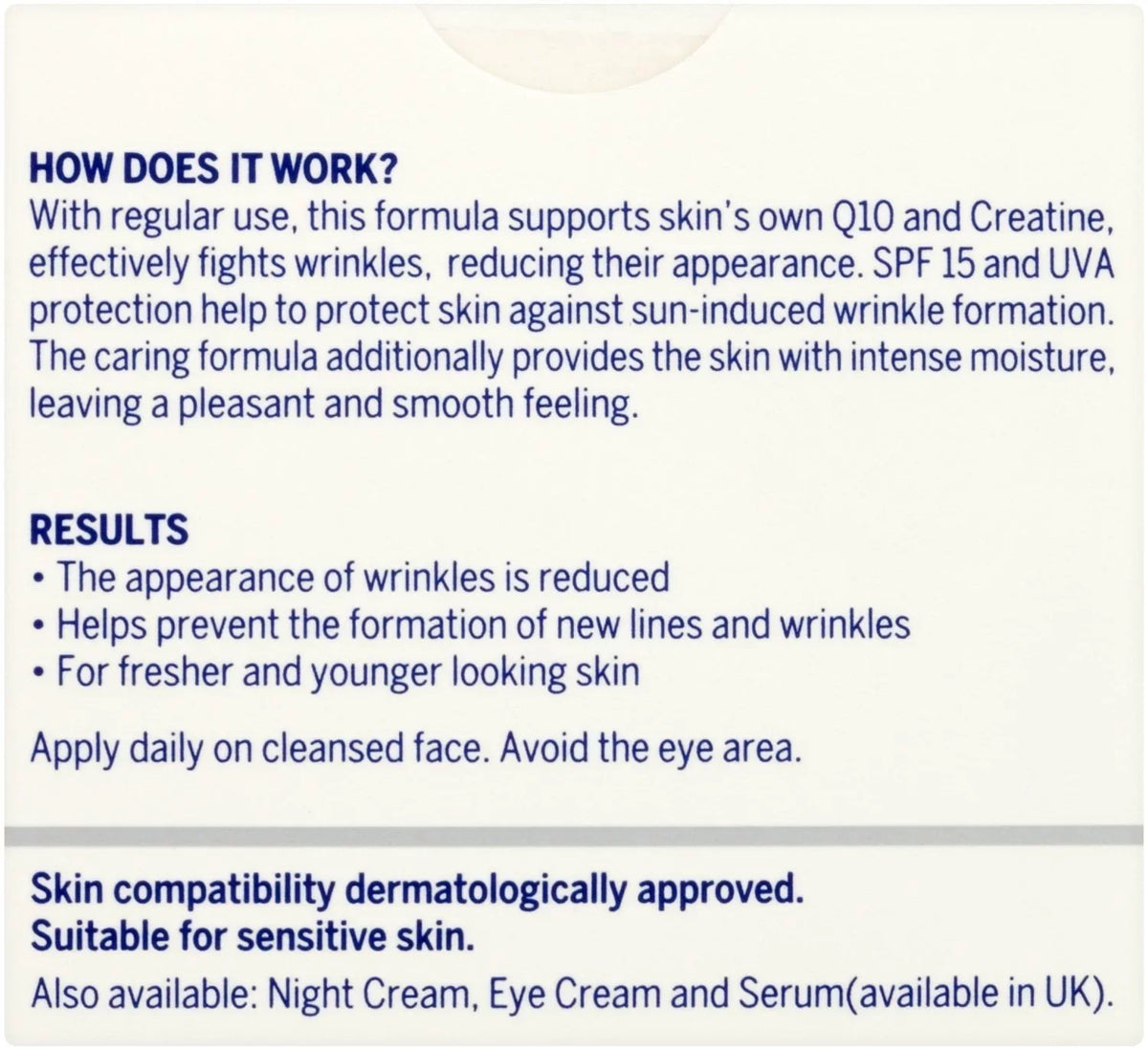 Nivea Q10 Plus Spf 15 Anti-Wrinkle Face Day Cream, 50 Ml, Pack Of 3