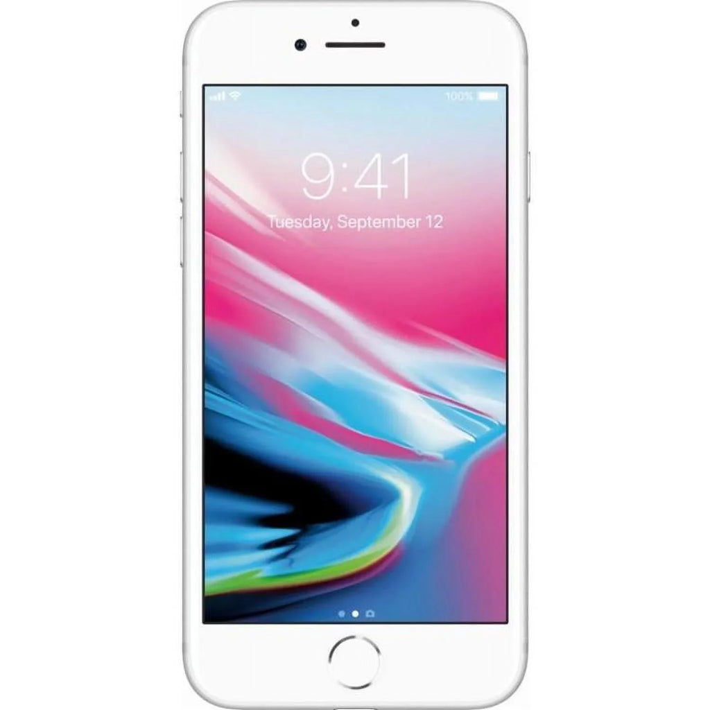 Restored  iPhone 8 A1863 (Fully Unlocked) 128GB Silver (Refurbished)