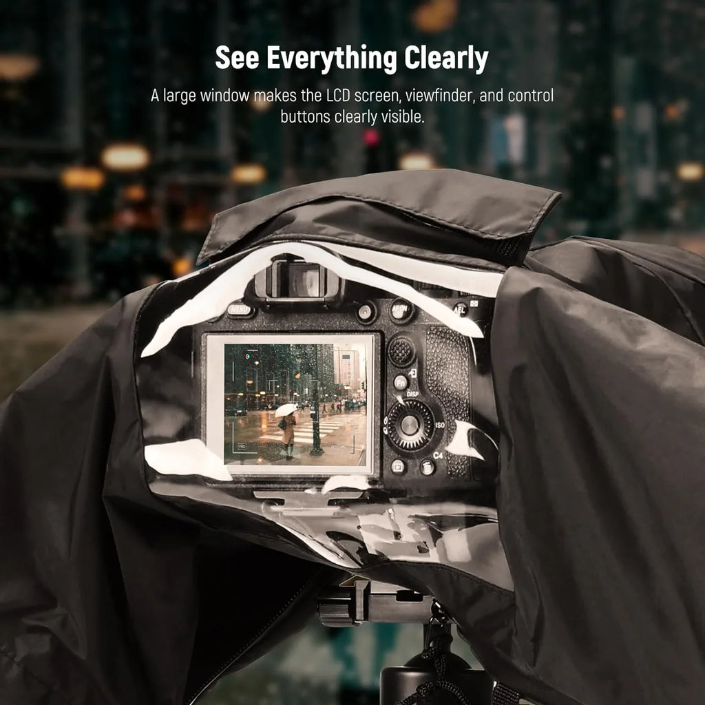 NEEWER Camera Rain shield, Mini Size Durable Nylon Raincoat appropriate with    DSLR Mirrorless Vlog Camera