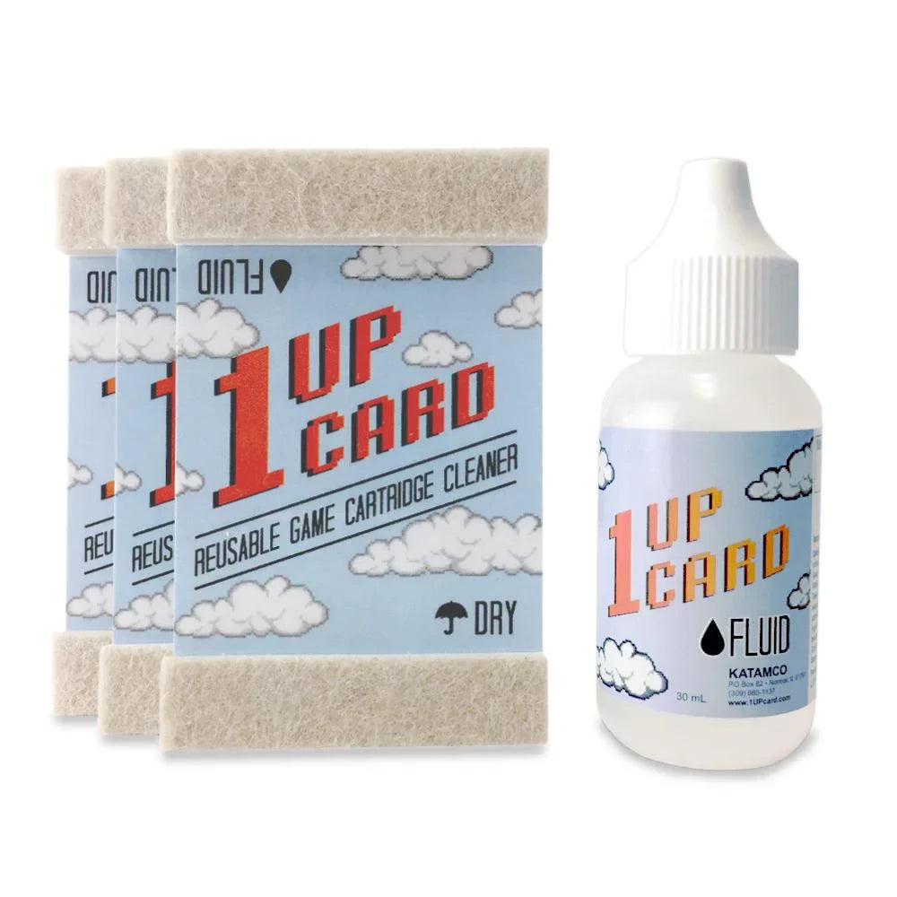 Cleaning Kit matching With SEGA / Mega Drive Console And Video Game Cartridges By 1UPcard