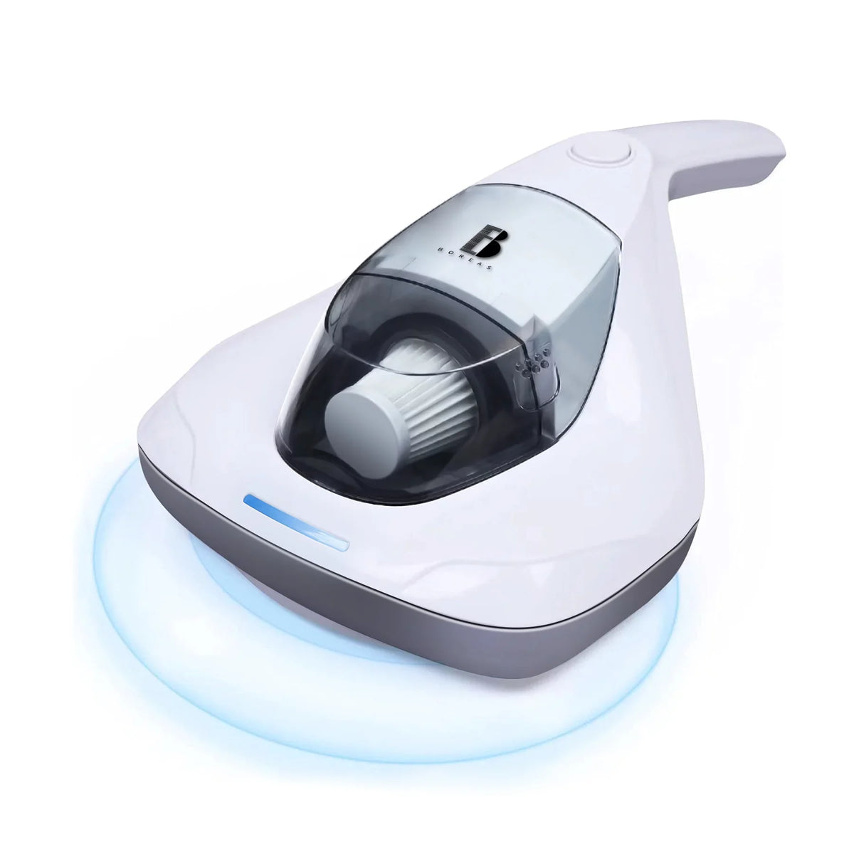 Handheld Allergen Vacuum Cleaner with UV Sanitizer Kills Allergens/Bacteria/Mite Large Pulsating Pad&True HEPA remove Hair/Dust