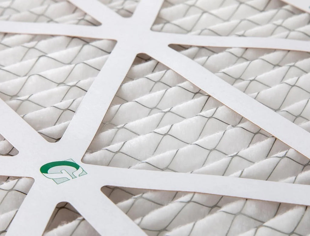 Actual Size: 15-1/2 x 23-1/2 x 1-3/4. 12 Pack of 16x24x2 MERV 10 Pleated 2" Inch Air Filters by Glasfloss