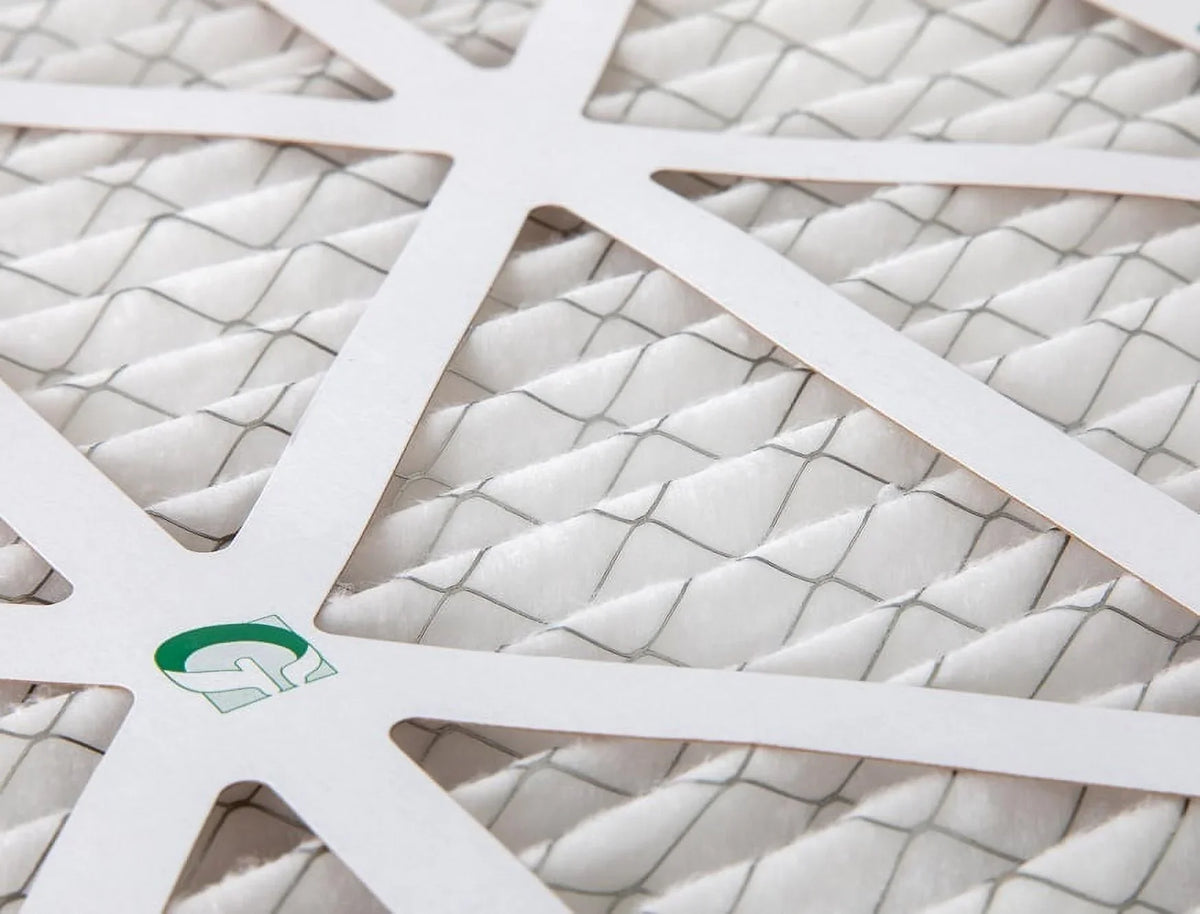 Actual Size: 15-1/2 x 23-1/2 x 1-3/4. 12 Pack of 16x24x2 MERV 10 Pleated 2" Inch Air Filters by Glasfloss