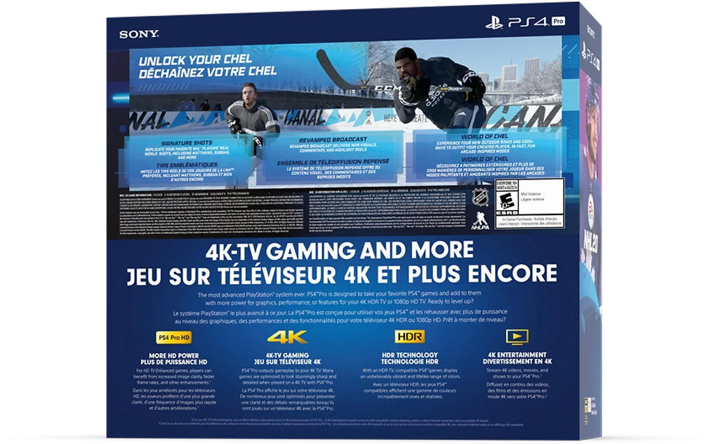 PlayStation 4 Pro Console - NHL 20 Bundle Edition - 1TB [PlayStation 4 System]