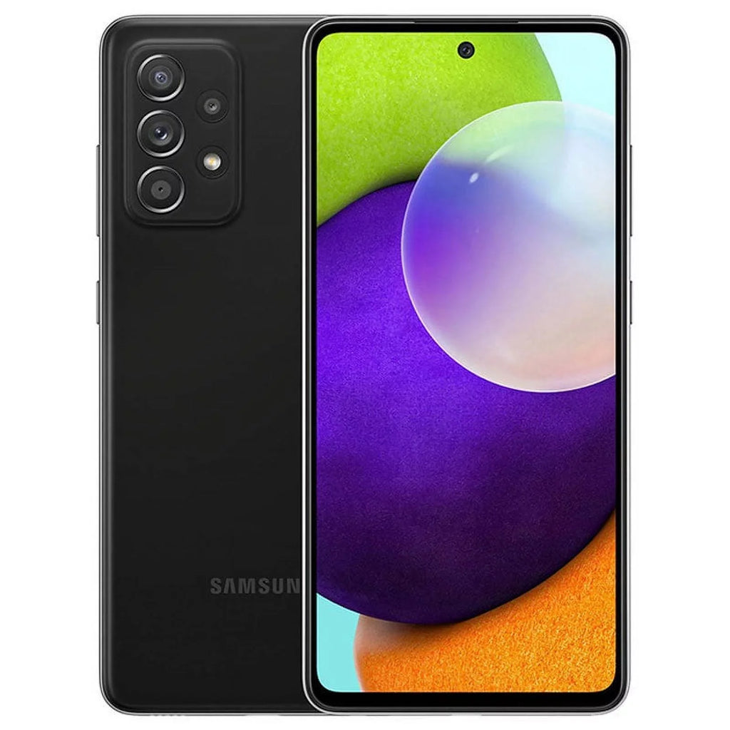 Restored  Galaxy A52 5G A526U 128GB Black GSM Unlocked (AT&T/TMobile appropriate) Smartphone (Refurbished)