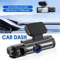 JahyShow 1080P Car DVR Dash Cam Video Recorder G-Sensor Dual Lens Front w/ Inside Camera