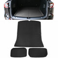 Ikon Motorsports Trunk Mats Cargo Liner appropriate with 2020-2023 Tesla Model Y, Black TPE 3D Molded Waterproof Anti-Slip Frunk Trunk Under Cargo Storage Liner Mat Interior Accessories 3PCS