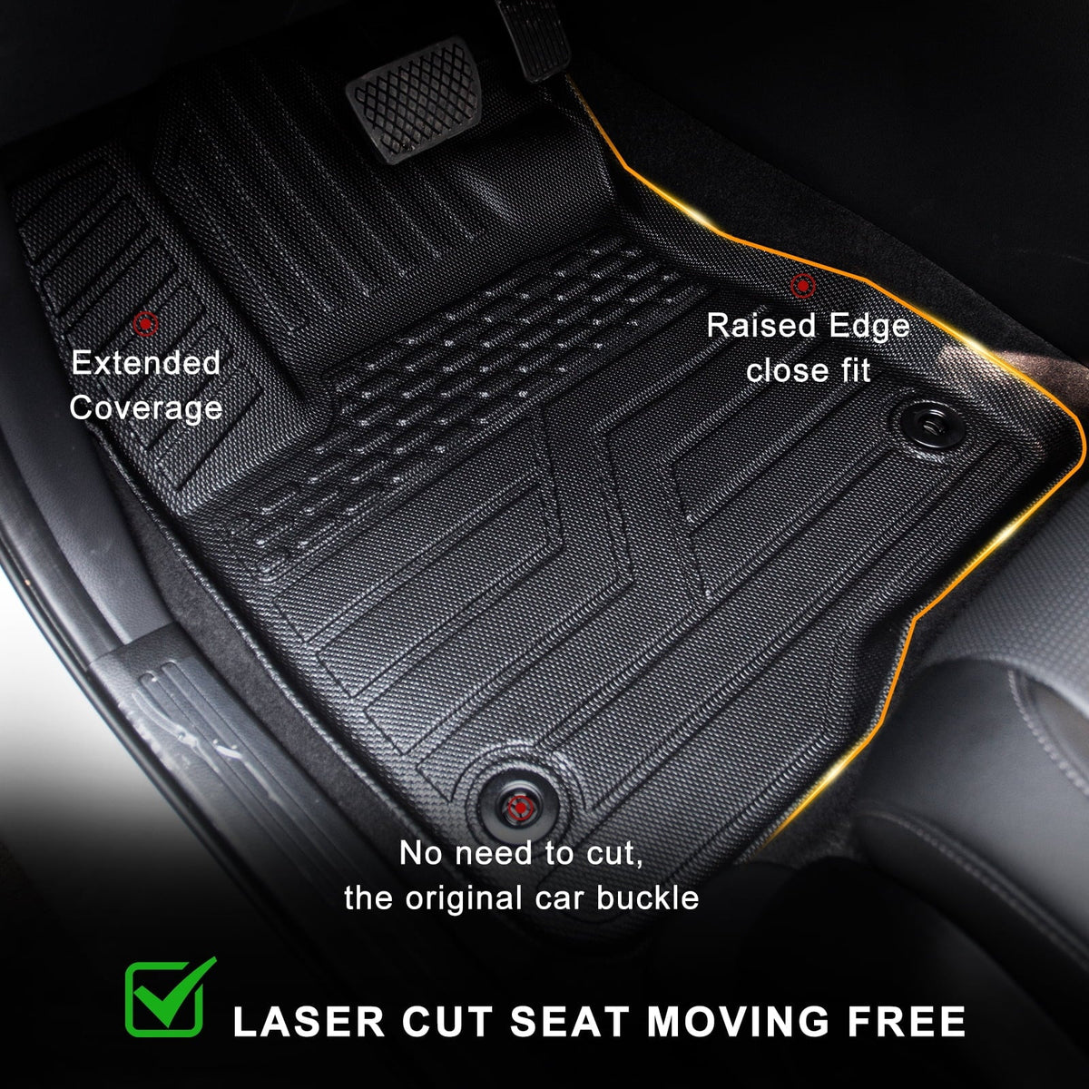 Fit 2023 2024 Honda CRV Cargo Mat Trunk Mat All elements Cargo Liner 2023 CR-V Fuel Accessories Non-Hybrid