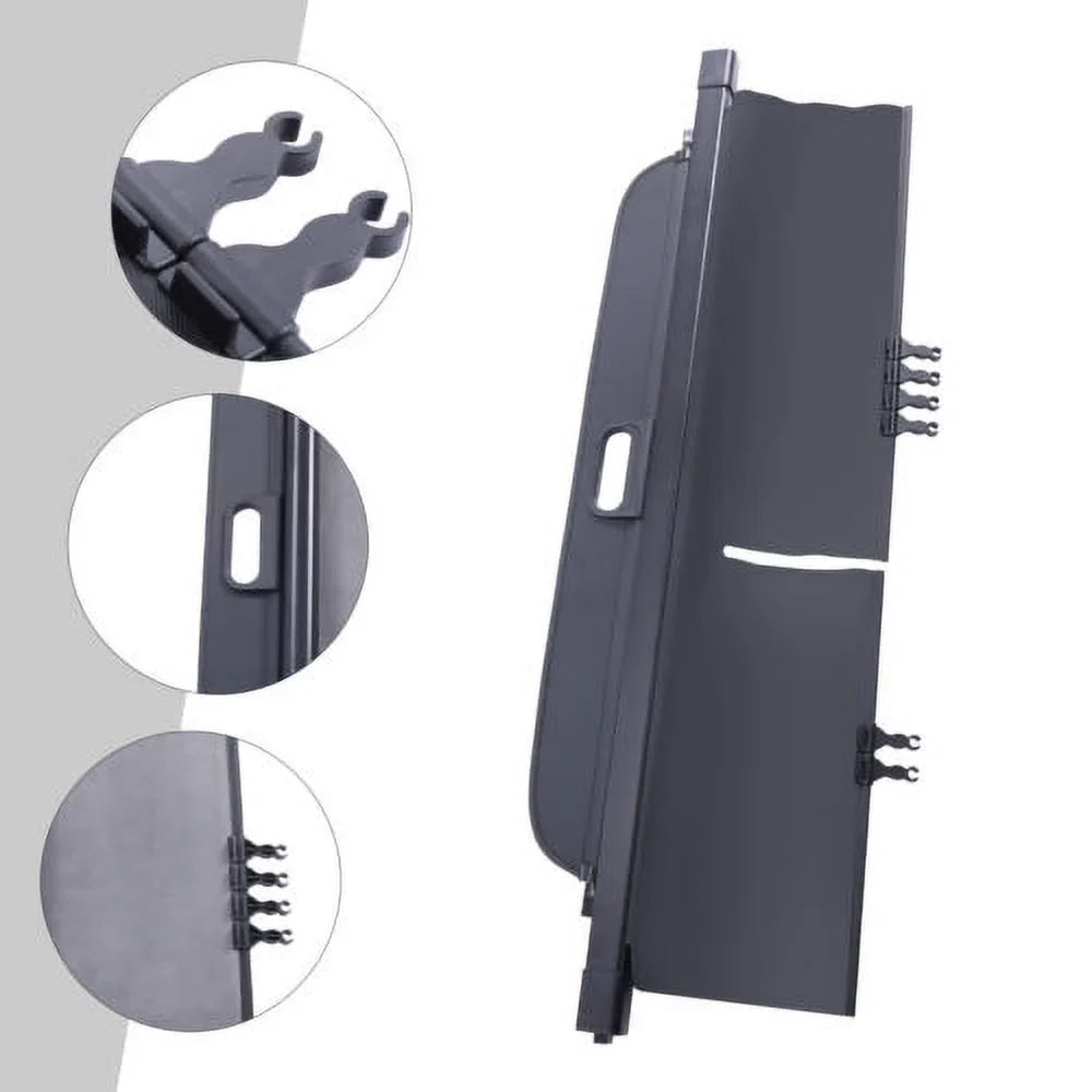 Retractable Cargo protector For 2019-2021 Jeep Cherokee Trunk Tonneau Security Shade