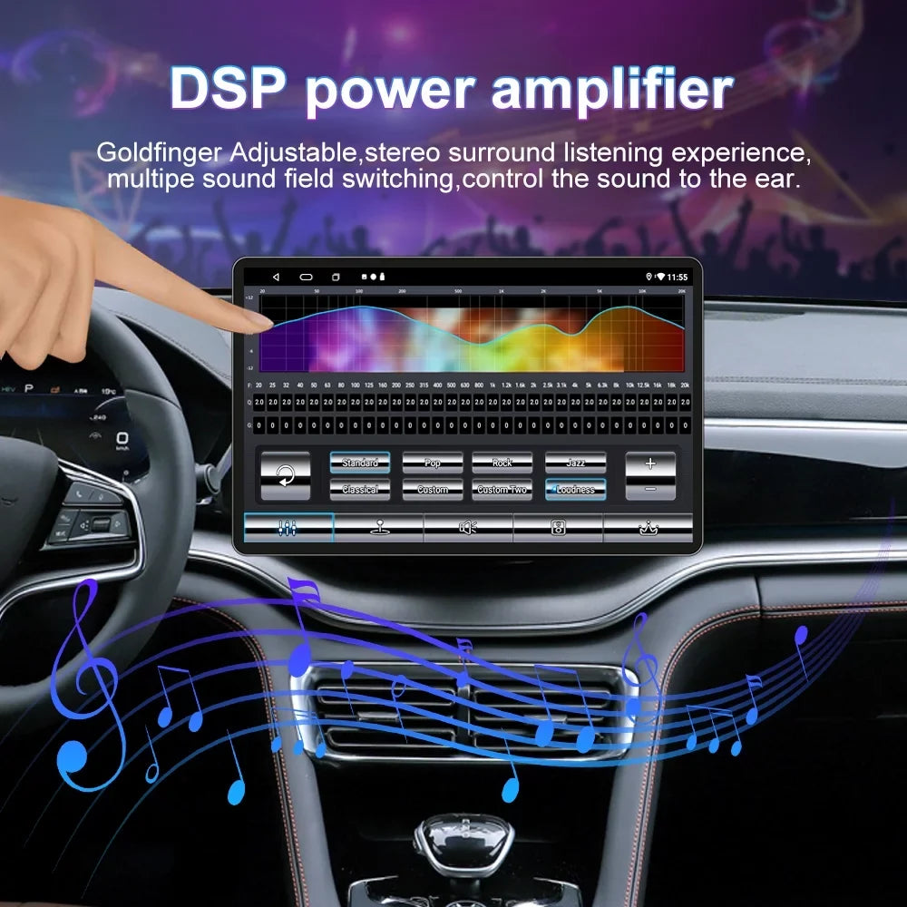 13.3" Android 12 Car Radio Stereo for GMC Yukon Chevrolet Chevy Tahoe Suburban 2007-2012 with  CarPlay Android Auto Built in