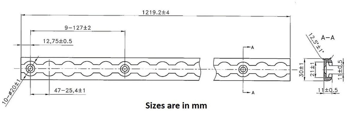 Heavy Duty Aluminum 4ft L-Track (8 Pcs) w/ L-Track Stud Stainless Steel Ring (32 Pcs) Tie Down System for Enclosed Trailers and Cargo Vans